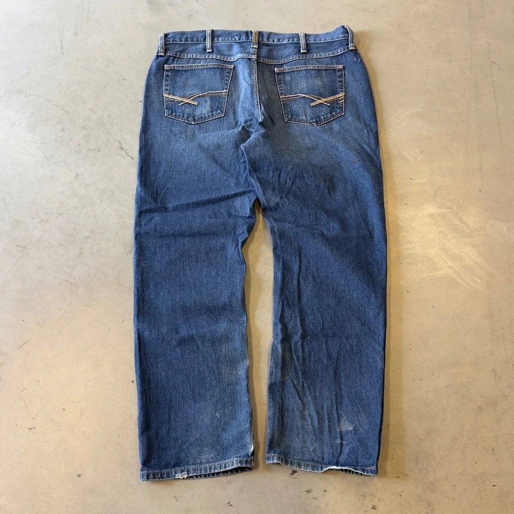 Ariat Heritage Relaxed Fit Jeans Mens 36x30 Blue Denim Straight Leg Workwear